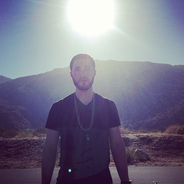 Mike Posner in the desert 4/14/13
