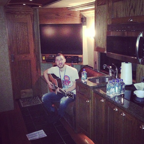 Mike Posner practicing on his guitar in Los Angeles, CA 6/25/13
Photo by Mike Posner
instagram.com/mikeposner
