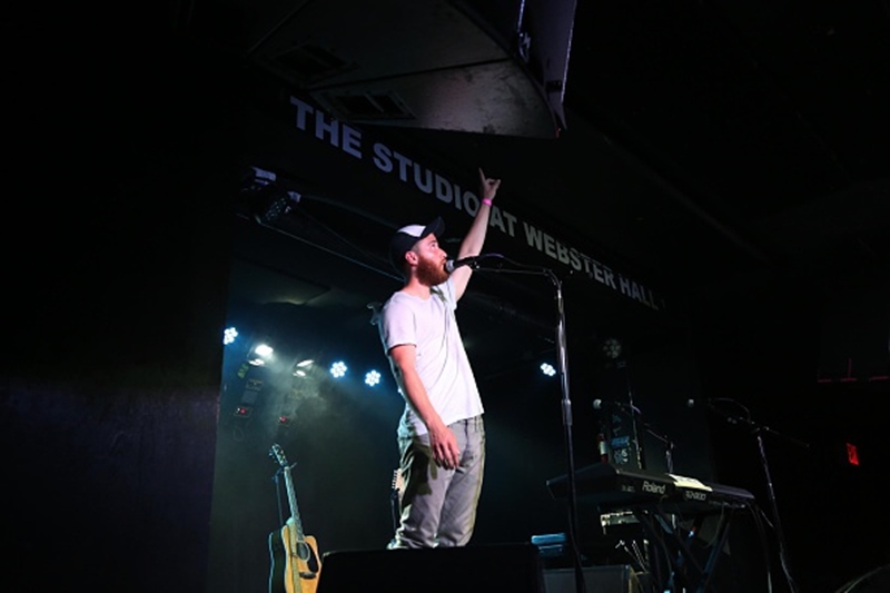 Mike Posner performing at The Studio at Webster Hall in New York, NY July 27, 2015
