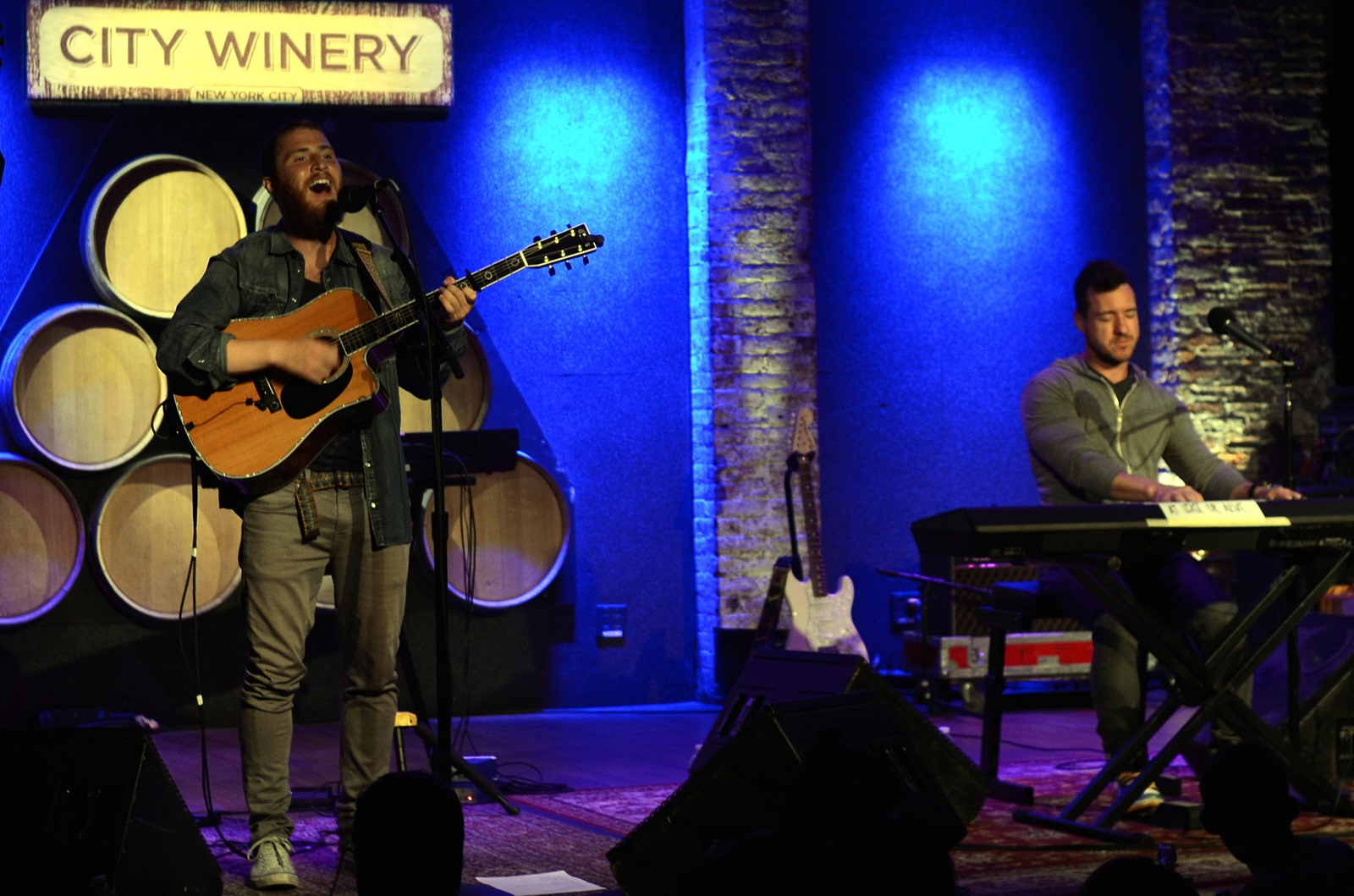 Mike Posner and Pete Kuzma performing at City Winery in New York, NY August 4, 2015
Photo by Gian Vassaliko
wfuv.org
