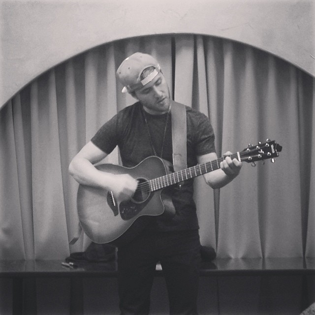 Mike Posner backstage at Dam Jam 2014 at OSU in Corvallis, OR 5/31/14
Instagram @jessicahammock
