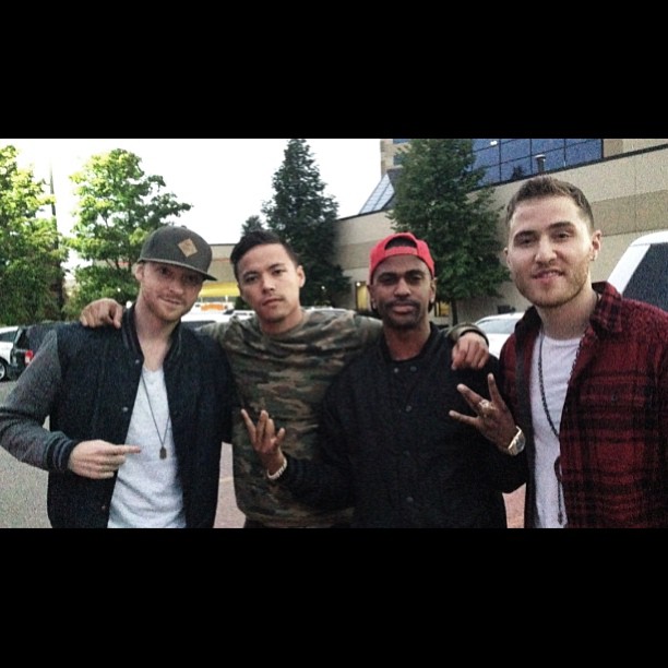 Patrick Cline, Jon Jon Augustavo, Big Sean, and Mike Posner 9/21/13
Photo by Jon Jon Augustavo
Instagram @jonjonaye
