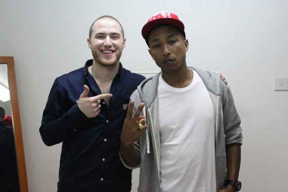 Mike and Pharrell in Dubai Feb 2011
