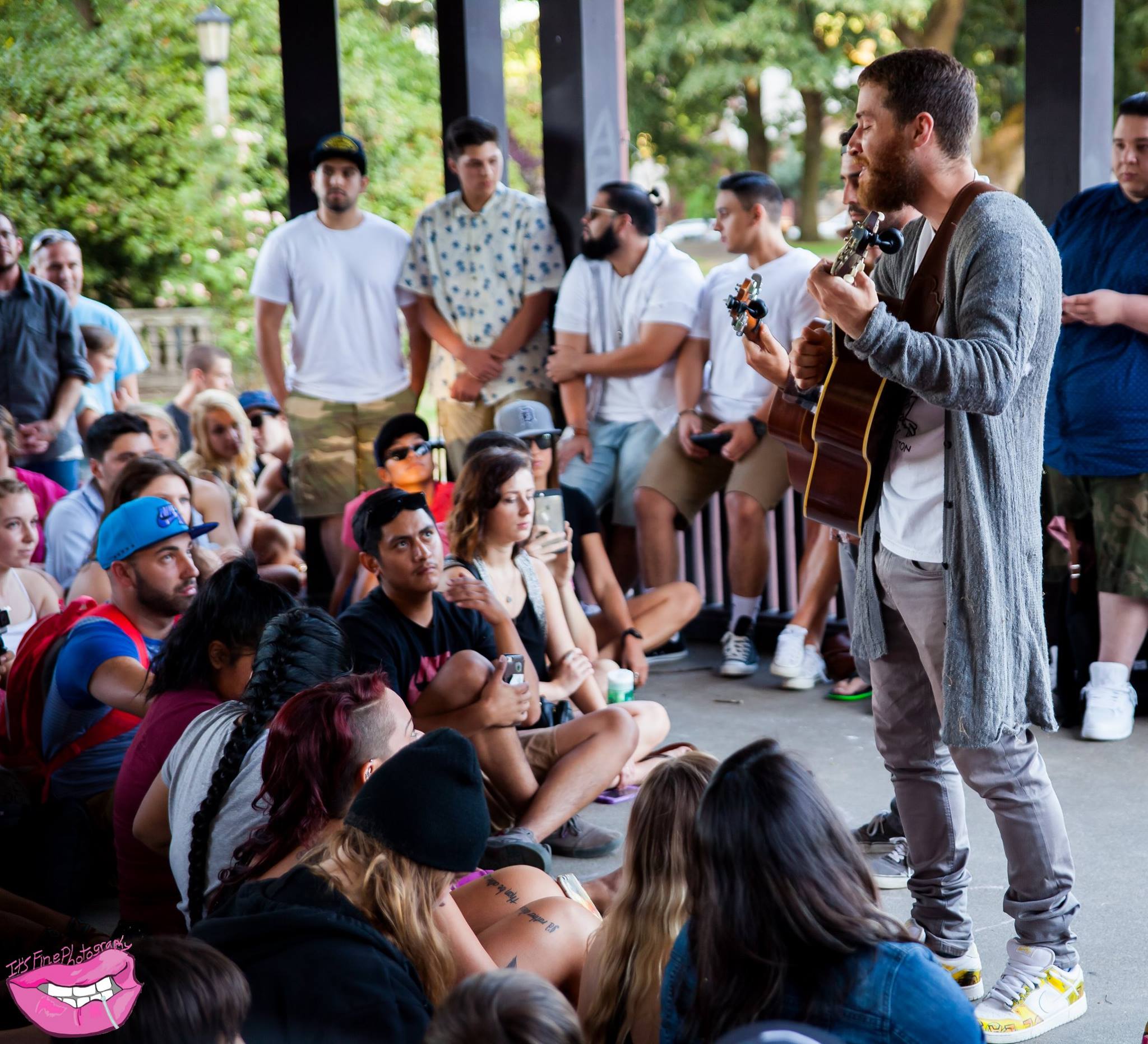 Mike Posner and Adam Friedman performing at Peninsula Park in Portland, OR July 15, 2015
Photo by Adin Penner / It's Fine Photography
facebook.com/itsfinephotography
