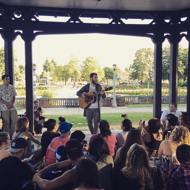 Mike Posner performing at Peninsula Park in Portland, OR July 15, 2015
instagram.com/mattlowecatfish
