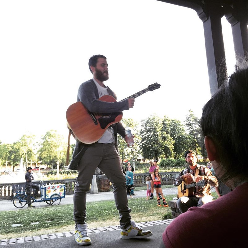 Mike Posner performing at Peninsula Park in Portland, OR July 15, 2015
instagram.com/scorpion_wins
