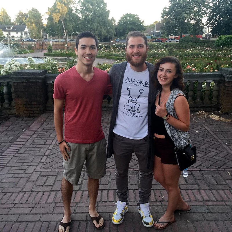 Mike Posner at Peninsula Park in Portland, OR July 15, 2015
instagram.com/seanrofficial
