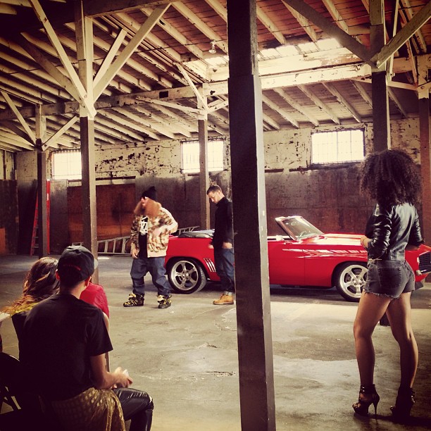 Rittz and Mike Posner filming the music video "Switch Lanes" - Los Angeles, CA 4/8/13
Photo by The Fast Life LA
instagram.com/thefastlifela
