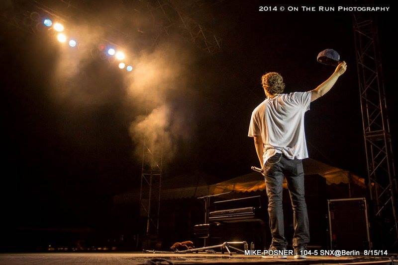 Mike Posner performing at 104.5 SNX Summer Music Festival in Marne, MI 8/15/2014
Photo by Eric Stoike
facebook.com/1045snx
