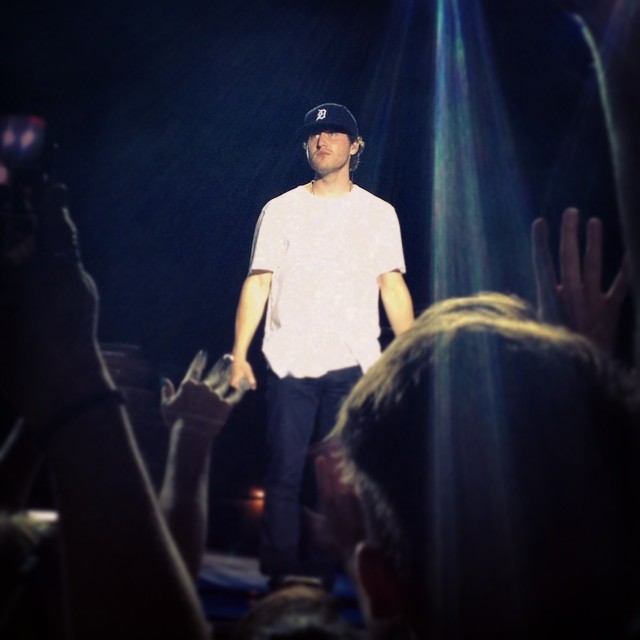 Mike Posner performing at 104.5 SNX Summer Music Festival in Marne, MI 8/15/2014
instagram.com/megfeldman711
