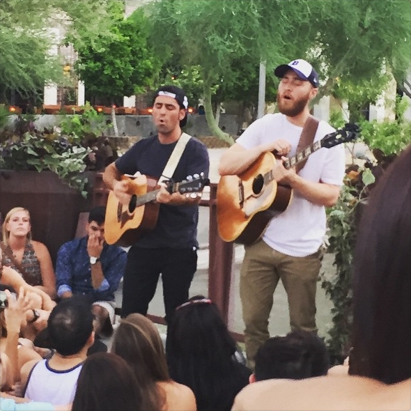 Mike Posner and Adam Friedman performing on the Ninja Tour in Scottsdale, AZ 6/27/2015
instagram.com/mantooth03
