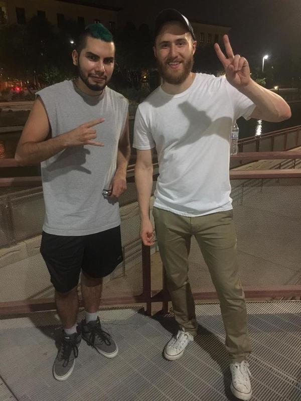 Mike Posner on the Ninja Tour in Scottsdale, AZ 6/27/2015
twitter.com/Nightmare3P
