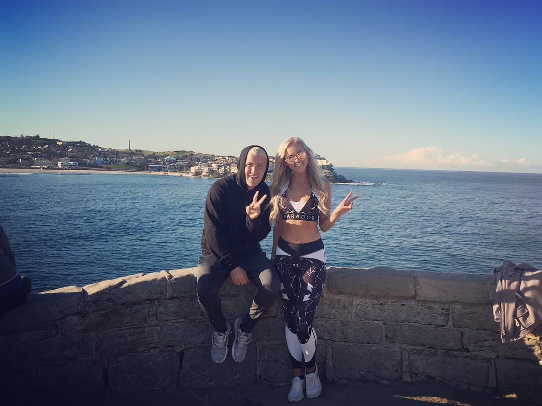 Mike Posner at Bondi Beach in Sydney, New South Wales, Australia on June 29, 2016
