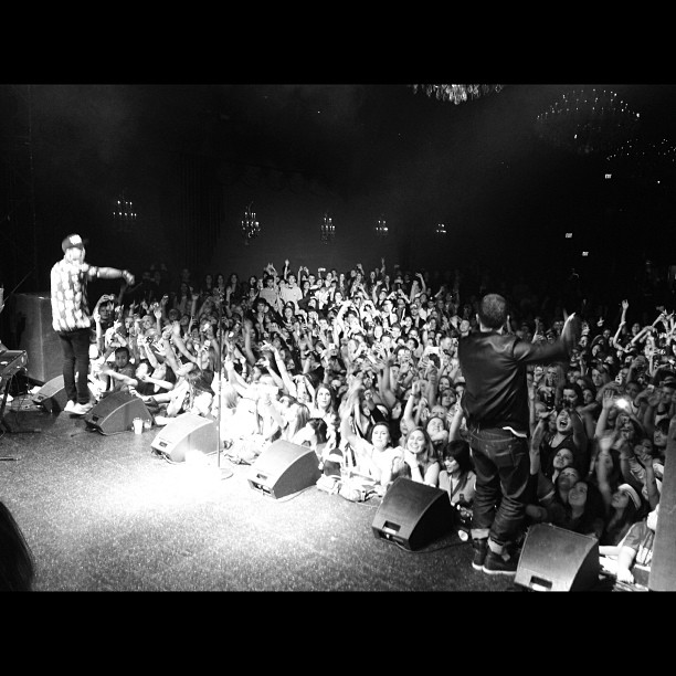 T. Mills and Mike Posner performing in Los Angeles, CA 4/5/13
instagram.com/mikeposner
