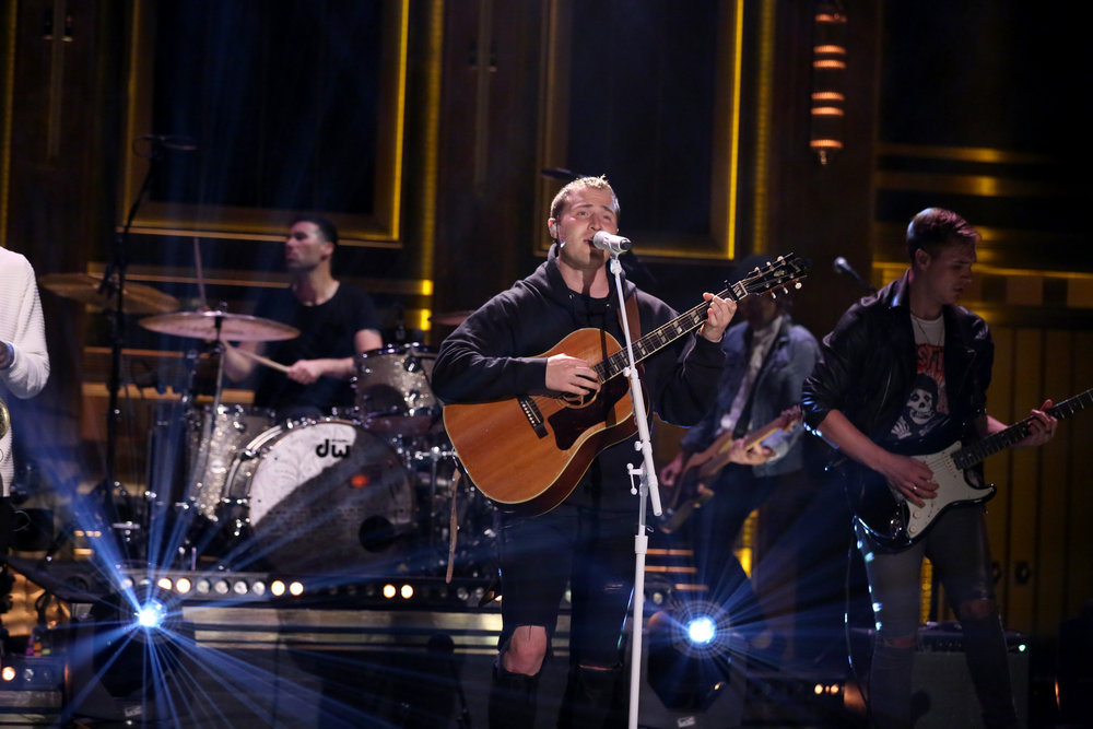 Mike Posner Performing on The Tonight Show Starring Jimmy Fallon