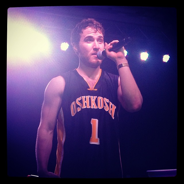 Mike Posner performing at Bye Gosh Fest 2014 at UW Oshkosh in Oshkosh, WI 5/8/14
Instagram
