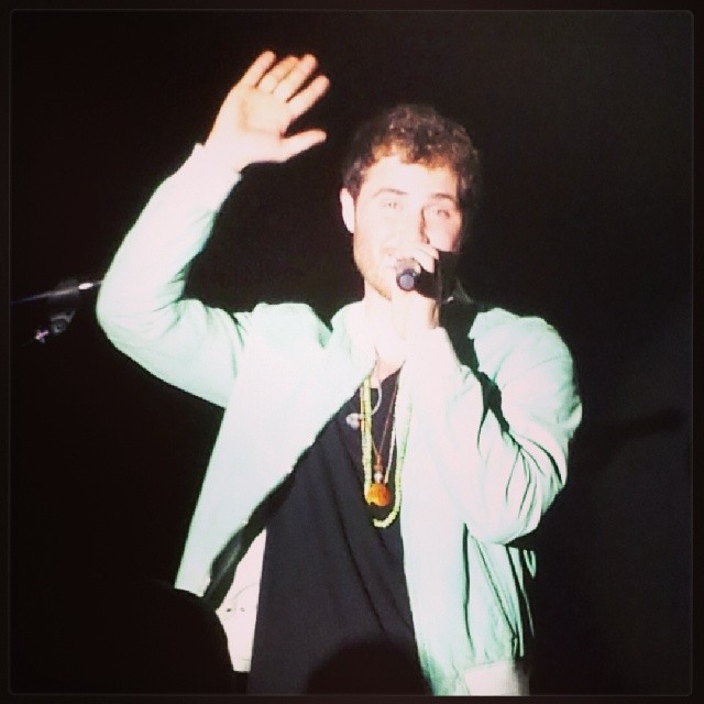 Mike Posner performing at Bye Gosh Fest 2014 at UW Oshkosh in Oshkosh, WI 5/8/14
Instagram @meganbecraft
