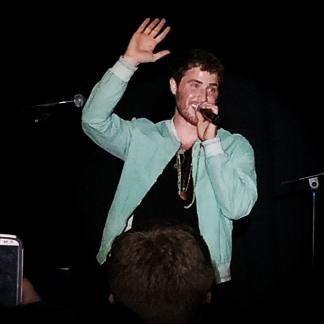 Mike Posner performing at Bye Gosh Fest 2014 at UW Oshkosh in Oshkosh, WI 5/8/14
Instagram @ememshermy
