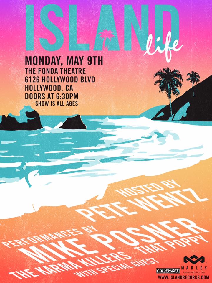 Mike Posner to Perform at Island Life in Los Angeles - May 9