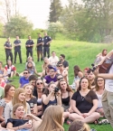 Mike Posner performing at Nichols Arboretum in Ann Arbor, MI