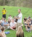 Mike Posner performing at Nichols Arboretum in Ann Arbor, MI