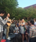 Mike Posner at Washington Square Park in New York, NY on June 9, 2015