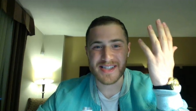 Mike Posner did a live Ustream Q&A with his fans 7/16/13

