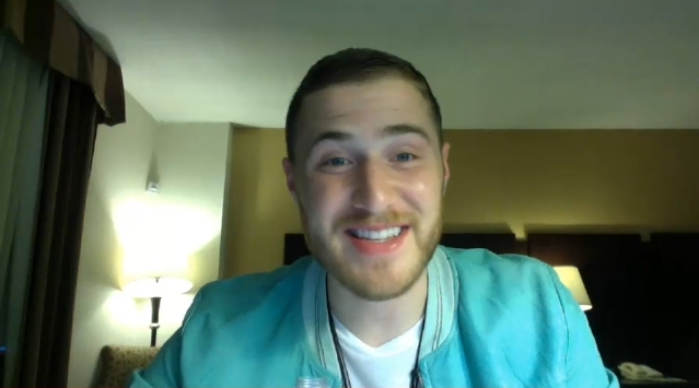 Mike Posner did a live Ustream Q&A with his fans 7/16/13
