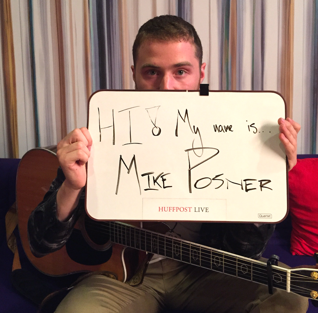 Mike Posner at HuffPost Live in NYC June 9, 2015
twitter.com/HuffPostLive
