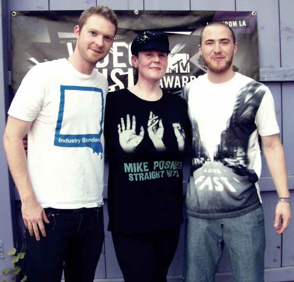 Patrick Cline, Christina Jones, and Mike Posner at Six Flags Over Texas - August 4, 2011