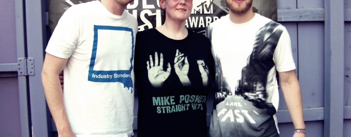 Patrick Cline, Christina Jones, and Mike Posner at Six Flags Over Texas - August 4, 2011