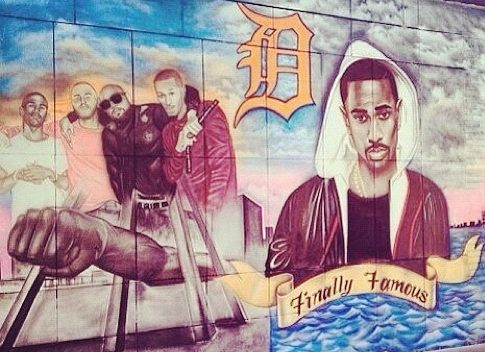 PHOTO: Mike Posner Honored To Be on Mural in Detroit