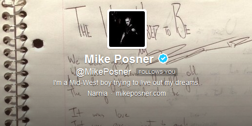 Mike Posner: Q&A on Twitter Today at 7:30PM EST – June 11