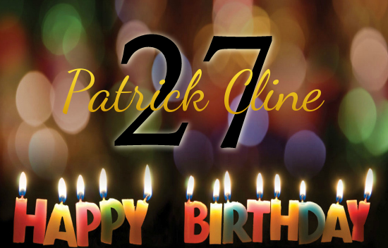 Happy 27th Birthday, Patrick Cline!