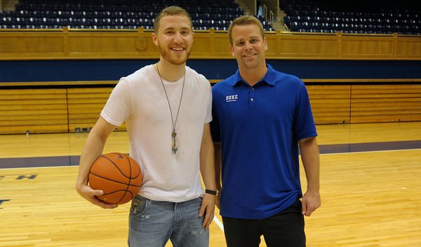 Mike Posner Visits Cameron Indoor Stadium of Duke University
