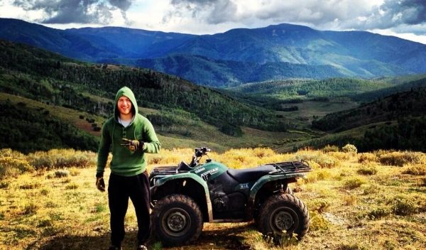 Mike Posner with Friends on Vacation in Utah