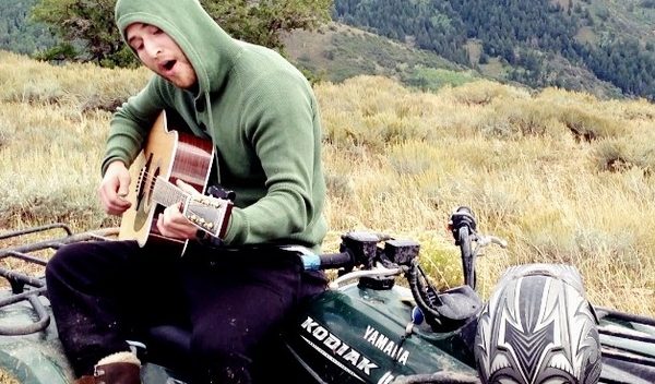 Mike Posner Sings and Plays Guitar in the Utah Mountains