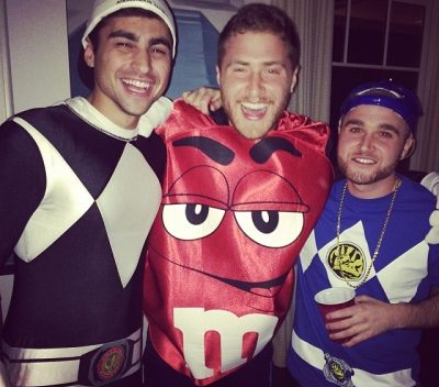 Mike Posner Wears Red M&M Costume for Halloween