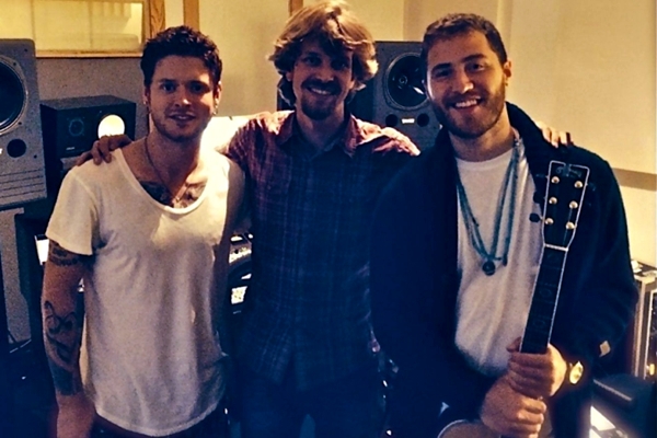 Mike Posner in the Studio with Hot Chelle Rae