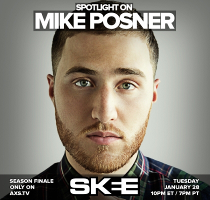 Mike Posner to Appear on Season Finale of Skee Live on AXS TV