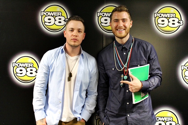 Studio Session with Mike Posner at Power 98.3 FM