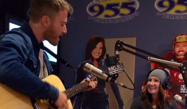 Mike Posner on Mojo In The Morning Show