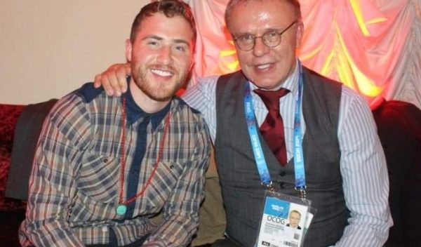 Mike Posner Got to Hang Out with Detroit Red Wings Greats in Sochi