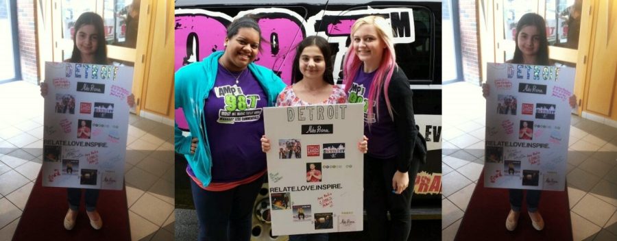 Young Girl Meets Mike Posner at Detroit Unplugged Tour