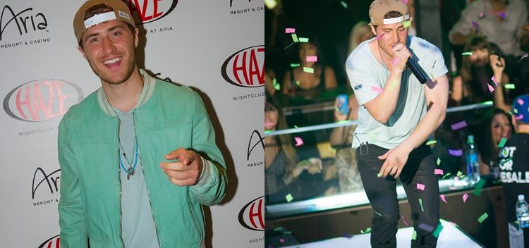 Mike Posner at HAZE Nightclub in Las Vegas