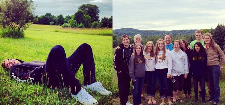 New Photos of Mike Posner and Family in Michigan