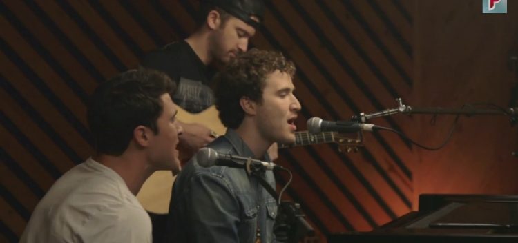 Mike Posner & Timeflies in The Collaboration Room