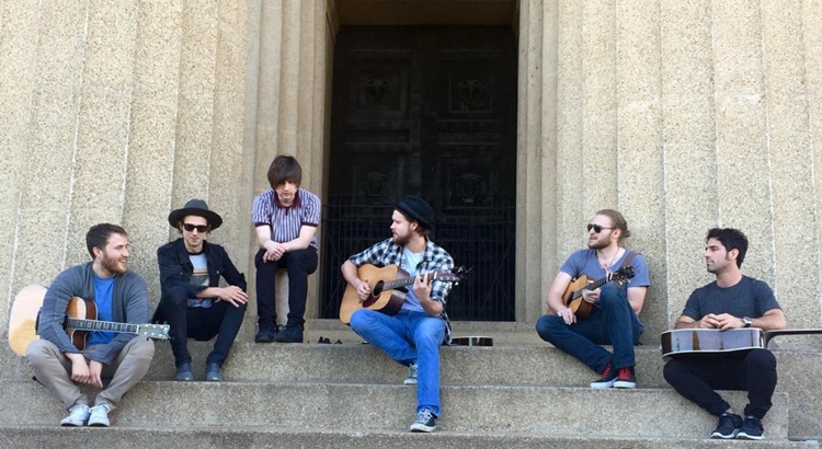 Mike Posner, Chord Overstreet, Hot Chelle Rae, Nickolas Wayne, and Adam Friedman at Centennial Park in Nashville, TN