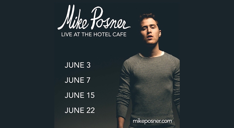 Mike Posner Announces His Los Angeles Residency at The Hotel Café