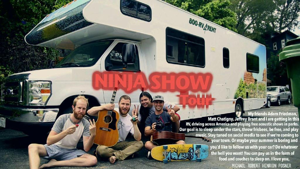 Mike Posner Ninja Tour 2015